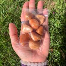 Tumbled Stone 100g - Wholesale Natural Crystal Tumbled Stone - 橙色方解石 - 查看 3