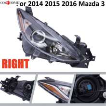 For 2014-2016 3 Sport Hatchback Sedan Halogen Headlight Right Passenger RH - Black - View 7