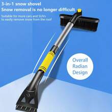 Car Snow Shovel, 3 In 1 Detachable Retractable Snow Shovel Ice Scraper, Used In Winter Frost Removal, Snow And Ice Removal Tools - 3-in-1 Retractable Snow Shovel - View 15