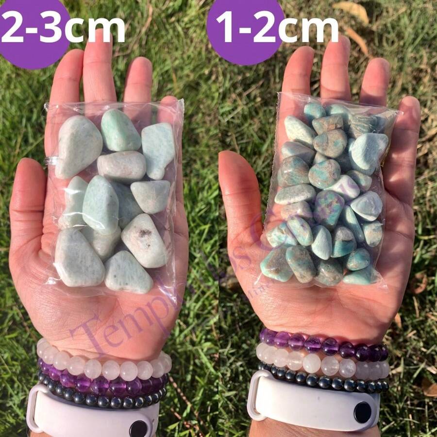 Tumbled Stone 100g - Wholesale Natural Crystal Tumbled Stone - 天河石 - 查看 1