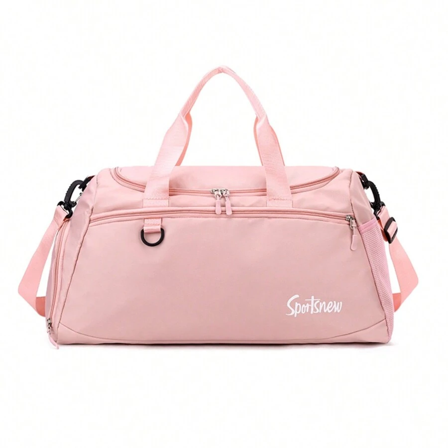 Waterproof Travel Bag Gym Fitness Bag - 粉色 - 查看 1