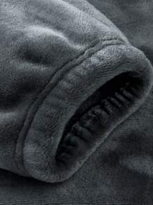 mini bala Pantalones de hogar acolchados y cálidos de forro polar reversible para niños y niñas, pantalones de bebé de felpa gruesa - Gris - Ver 8