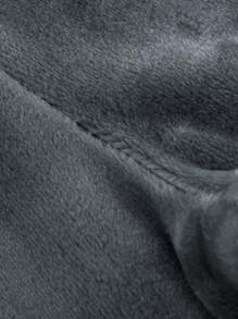 mini bala Pantalones de hogar acolchados y cálidos de forro polar reversible para niños y niñas, pantalones de bebé de felpa gruesa - Gris - Ver 7