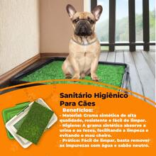 Dog Toilet Pet Pee Hygienic Mat Synthetic Grass - 綠色 - 查看 2