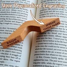 书籍 - Smut - 拇指页支架 - 书签支架 - 木材 - 阅读助手 - 书友 - 书页扩展器 - 送给爱书人的礼物 Smut Book 拇指支架 书架 50 度书签 送给爱书人的礼物 送给朋友的礼物 粗鲁的书 俏皮的书 生日粗鲁的礼物 有趣的礼物 - 彩色 - 查看 1