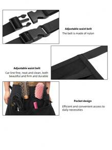 1pc Hair Stylist Tool Storage Apron, Waist Apron With Scissors Tool Pockets, Chef Apron, Garden Work Half Apron, Cosmetology Tool Waist Bag,Hair Tools,Hair Products And Accessories For Barber Salon Beauty Travel Essentials
