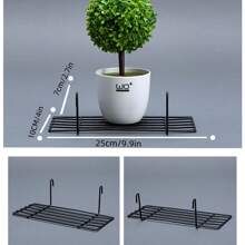 1 件托盘风格相框壁挂装饰，蓝色金属装饰适用于卧室墙壁装饰 - 彩色 - 查看 2