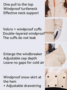 VECTOR MOTION Hooded Ski Jacket, , Padded, Water-Resistant, Windproof, Abrasion-Resistant, Breathable, Stretchy, SORONA Bio-, Single/Dual Layered Ski Gear Ski Outfits