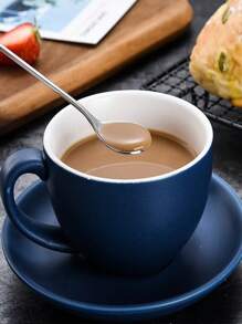 1/5/10pcs Stainless Steel Coffee Spoons - Creative Musical Treble Clef Design, Ideal For Desserts, Espresso, Mixing, Ice Cream, Suitable For Home, Dorm, Office, Cafe, Restaurant And Hotel Back To School