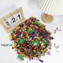 1 套/1 件 100g 多色五彩纸屑 PET 纸亮片、派对用品、新奇派对礼花，适用于庆祝、周年纪念、婚礼、新年、毕业典礼、生日派对和其他狂欢节 - 多種色彩規格 - 查看 4