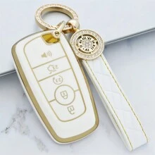 1 件适用于钥匙扣保护套带钥匙扣 TPU 钥匙包全保护套兼容 适用于 2018-2024 适用于 Fusion 适用于 Explorer 适用于 Escape 适用于 F150 适用于 F250 适用于 F350 适用于 F450 适用于 F550 适用于 Edge 适用于 Expedition 防摔防尘钥匙包 - 羅馬數字扣 - 查看 16