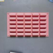 30 腔硅胶模具，DIY 果冻、蛋挞、面包、面包、蛋糕、巧克力烘焙模具 - 巧克力棕 - 查看 3