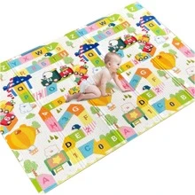 Children's Rubberized Tatami Mat Non-Slip Foldable Thermal - 字母 - 查看 8
