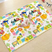 Children's Rubberized Tatami Mat Non-Slip Foldable Thermal - 字母 - 查看 2