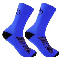 Cycling Socks, Running Speed Dry Sports Socks, Sweat Absorbing, Anti Slip, Wear-Resistant Road Bike Midsole Socks - Multicolor - View 4