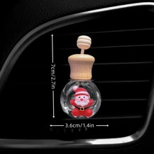 Cartoon Christmas Car Air Vent Fragrance Essential Oil Bottle, Empty Bottle, Car Decor, Merry Christmas Home Decor Christmas Decorations Room Decor, Christmas Gifts