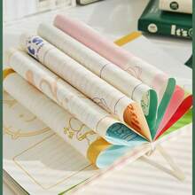 1 pezzo Taccuino in pelle spessa con fibbia creativa, copertina con animale verde carino, design di pagine interne multicolore creativo, cover in PU elastica e idrorepellente, diario, blocco note semplice, taccuino portatile, block notes, quaderno per vocabolario, libro per appunti, quaderno per ufficio, quaderno per il ritorno a scuola, regalo per il ritorno a scuola, regalo per compleanno/Natale/Ognissanti/Ringraziamento, premio scolastico e regalo di ricompensa, forniture per ufficio e scuola