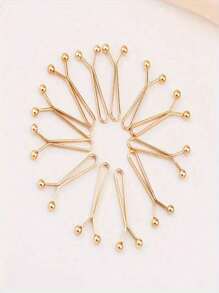 12pcs/Pack Muslim Style High-Carbon Steel Hijab Clips/Pins For Daily Wear, As-Salamu Alaikum