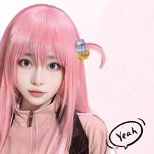 1PC Tóc giả búi không gian cho bé gái, kẹp tóc mini hình móng vuốt trong tóc giả búi rối & tai mèo, phụ kiện tóc giả đính ngọc trai giả, tóc giả búi cao cho bé gái - Nhiều màu - Xem 5