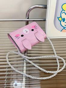1 Máy Tính Trẻ Nhỏ Biểu Hiện Mèo Con Dễ Thương Túi Đeo Ngang Mini Túi Lật Túi Vuông Ví Túi Đeo Vai Đa Năng Nhẹ Di Động Nắp Lật Cho Ví Hàng Ngày Cho Du Lịch Kỳ Nghỉ Mua Sắm Siêu Thị Ngoài Trời Cho Trẻ Em Lễ Hội Quà Tặng Trẻ Em Tặng Quà Cho Con Gái Của Bạn Thời Trang Da Pu Màu Trơn Màu Sắc Rực Rỡ Lấp Lánh Thanh Lịch Túi xách thông thường Túi lưu trữ chìa khóa hoàn hảo cho trẻ nhỏ Học sinh nữ Bạn thânPhụ kiện du lịch - Màu Hồng baby - Xem 7