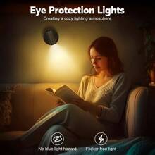 1pc Indoor Rechargeable Battery Powered LED Spotlight, Dimmable Picture Light, Accent Lighting For Plants, Art, Decor - Multicolor - View 3