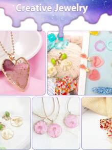 UV Resin Glue 100-500g Mold UV Glue And UV Lamp High Transparency Fast Drying DIY Crystal Jewelry Making