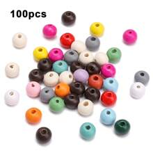 100/300 hạt gỗ tròn thủ công 8mm rực rỡ - Nhiều màu sắc, hạt dùng để làm đồ trang sức tự làm và các dự án sáng tạo - Chất lượng cao cấp, bề mặt mịn, vật dụng thủ công đa năng - 8 triệu - Xem 22
