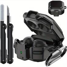 Abschließbare Galaxy Buds Hülle Kollektion - Kompatibel mit Samsung Galaxy Buds Pro 2 2022, Galaxy Buds FE 2023, Buds Pro 2021, Buds 2 2021, Buds Live 2020, beinhaltet Schlüsselanhänger und Reinigungsset