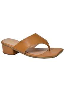 Women's Summer New Pink Block Heel Sandals Casual Clogs - 900 - 34 To 40 Shoes Zone - 駝色 - 查看 3