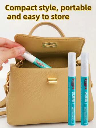 Portable Emergency Decontamination Pen, Can Quickly Decontaminate Without Cleaning, Emergency Decontamination When Traveling, Can Remove Wine Stains, Small Oil Stains, Easy To Carry, Relieve Embarrassment, Only Effective For Fresh Stains, Cloth Cleaning Tools