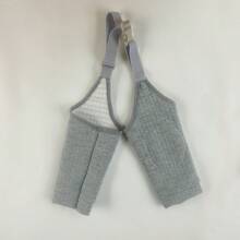 狗狗护肘衣服，适用于金毛猎犬、拉布拉多、宠物防污护具，四季保护骨骼 - 灰色 - 查看 7