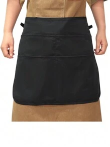 1pc Hair Stylist Tool Storage Apron, Waist Apron With Scissors Tool Pockets, Chef Apron, Garden Work Half Apron, Cosmetology Tool Waist Bag,Hair Tools,Hair Products And Accessories For Barber Salon Beauty Travel Essentials