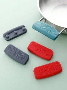 Extra Thick Silicone Heat Resistant Cooking Gloves, Pot Handle Gripper Sleeve For Cast Iron Cookware