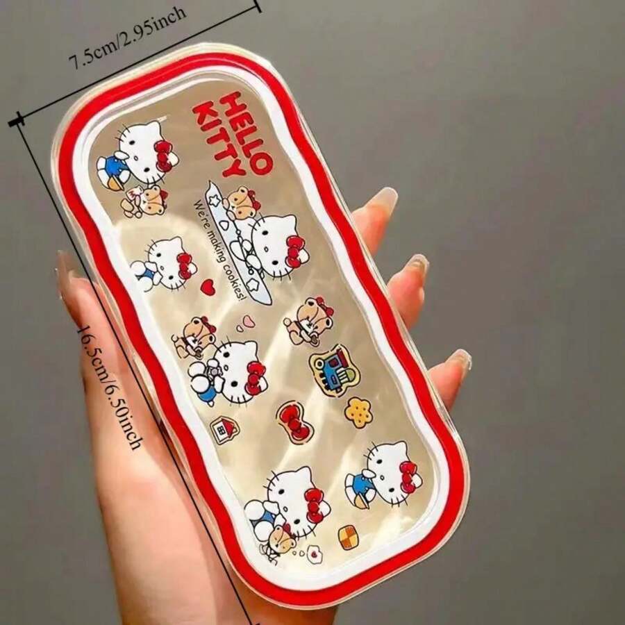 硬眼镜盒 - 卡通设计保护性储物盒，带透明窗口，用于安全眼镜存储和旅行的产品 - 彩色 - 查看 1