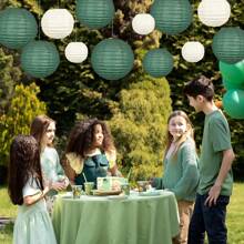 10Pcs White Chinese Japanese Paper Lantern Mixed Size Hanging Paper Lantern Decoration Party Lantern For Wedding Birthday Halloween Party DIY, 5 Sizes,Christmas