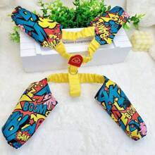 通用 4 季户外防尘防污染背带式遛狗透气裤，适用于牵引绳训练 - 彩色 - 查看 8