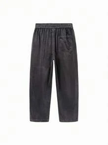 Balabala Boys' Corduroy Pants 2024 Autumn Color Block