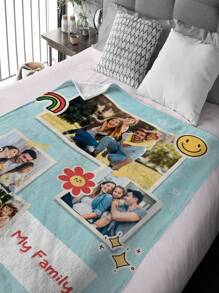 1 款个性化定制法兰绒儿童毯，采用照片拼贴设计，根据孩子的照片量身定制。它柔软温暖，非常适合纪念珍贵的时刻。这款毯子是送给孩子、朋友、婴儿和亲人的绝佳节日礼物，适合午睡、露营和旅行。非常适合生日和儿童节。冬夜礼物 返校冬季礼物创意 男孩女孩情人节 - 樣式1 - 查看 6