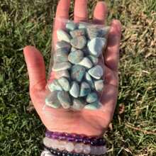 Tumbled Stone 100g - Wholesale Natural Crystal Tumbled Stone - 天河石 - 查看 3