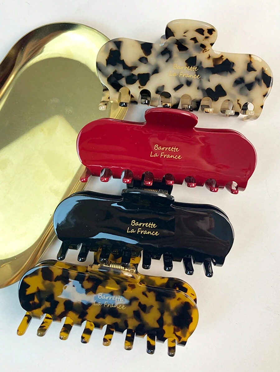 1pc Acrylic Claw Clip, Korean Fashion Versatile Jelly Color High-End Hair Claw Hair Accessory, Large Size Hair Accessories Fall Hair Clips Autumn Decor Accessories For Women - View 1