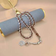 45 件男士时尚复古亚克力珠子项链/10 毫米