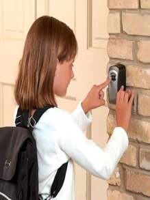 Key Safe With 4-Digit Programmable Password Allows Changes - màu đen - Xem 4