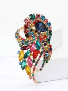 Luxury Crystal Brooch For Women Party Banquet Jewelry Gift Dress Skirt Accessory