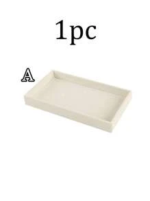 3件套优雅米色珠宝展示收纳托盘，多格珠宝收纳架，可收纳戒指、项链、耳环和口红，完美适用于家居、卧室和梳妆台，是珠宝展商和零售展示的理想之选，多功能可拆卸设计，方便个人收纳，是圣诞节、感恩节、新年和情人节的完美礼物，这款时尚的收纳方案可提升您的珠宝整理和风格，非常适合返校季和日常使用。 - 彩色 - 查看 14