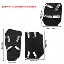 1 bộ Bàn đạp xe số tự động, Bàn đạp ga, Nắp bàn đạp phanh, Bộ bàn đạp ly hợp, Phụ kiện thay thế phổ thông cho xe hơi - Nhiều màu - Xem 2