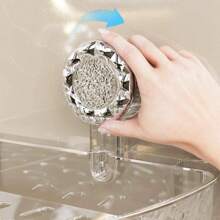 1 pezzo Mensola d'angolo triangolare con ventosa ondulata, montata a parete per bagno/toilette/vanità, con rotazione a 90 gradi, salvaspazio, con gancio mobile, design a prova di perdite - Multicolore - Visualizzare 10