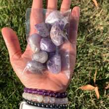 Tumbled Stone 100g - Wholesale Natural Crystal Tumbled Stone - 雪佛龍紫水晶 - 查看 3