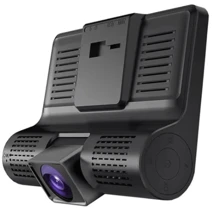 Premium Car Surveillance Camera 2 Cameras 1 Reverse 1 Front - Black - View 4