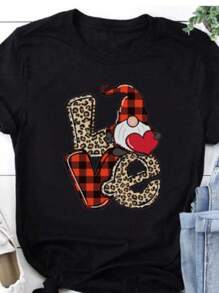 Unisex Christmas T-Shirt 100% Cotton NEW! - 黑色 - 查看 1