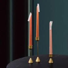 3 件/套青铜桌面氛围烛台、家居装饰、派对装饰烛台、房间装饰、礼品 - 銅色 - 查看 2